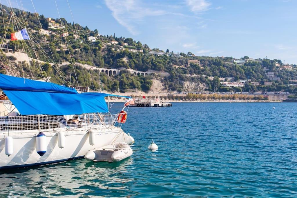 #40 Bright Sea View Suite For 6 2Mins Walk Port & Sea ヴィルフランシュ・シュル・メール エクステリア 写真