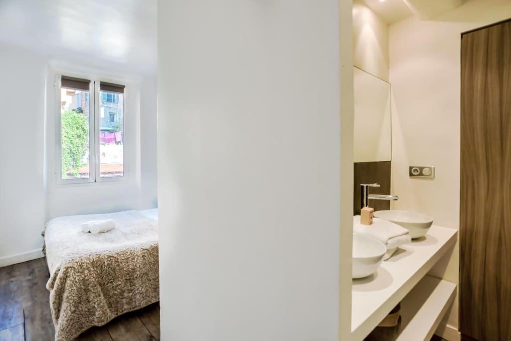 #40 Bright Sea View Suite For 6 2Mins Walk Port & Sea ヴィルフランシュ・シュル・メール エクステリア 写真
