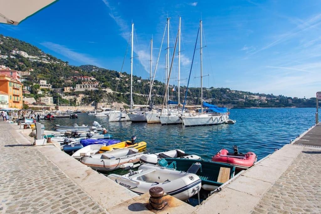 #40 Bright Sea View Suite For 6 2Mins Walk Port & Sea ヴィルフランシュ・シュル・メール エクステリア 写真